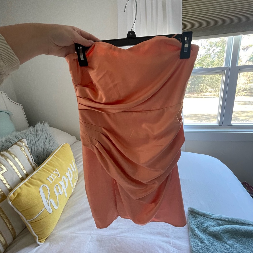 Cute orange dress